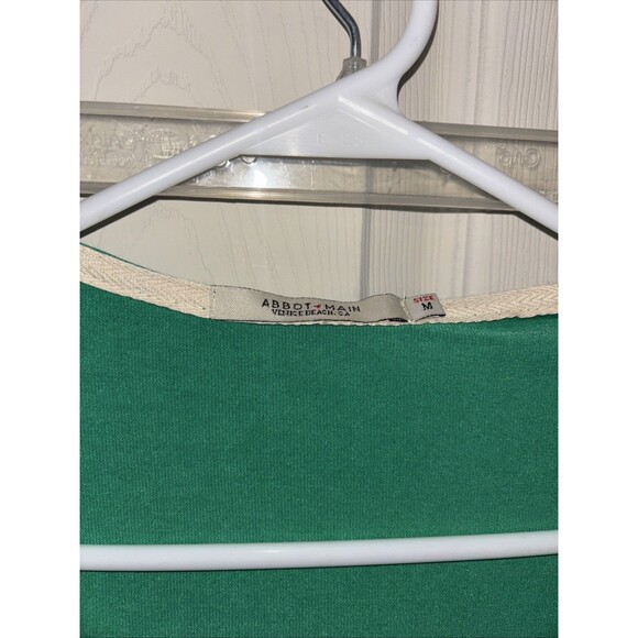 Abbott Main Womens Green Color Jacket Hoodie Venice Beach CA Size M Medium - Picture 2 of 6